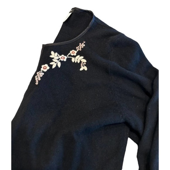 J. Crew Embriodered Floral Sweater - Picture 7 of 7